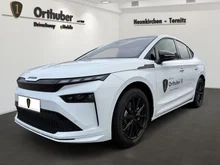 Škoda Enyaq Coupé Sportline 85 in Moon-Weiß Metallic