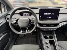 Škoda Enyaq Coupé Sportline 85 in Moon-Weiß Metallic
