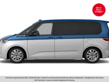VW Multivan Style eHybrid in Medium Blue Metallic / Candyweiß