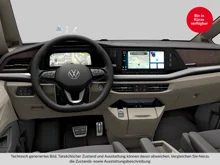 VW Multivan Style eHybrid in Medium Blue Metallic / Candyweiß