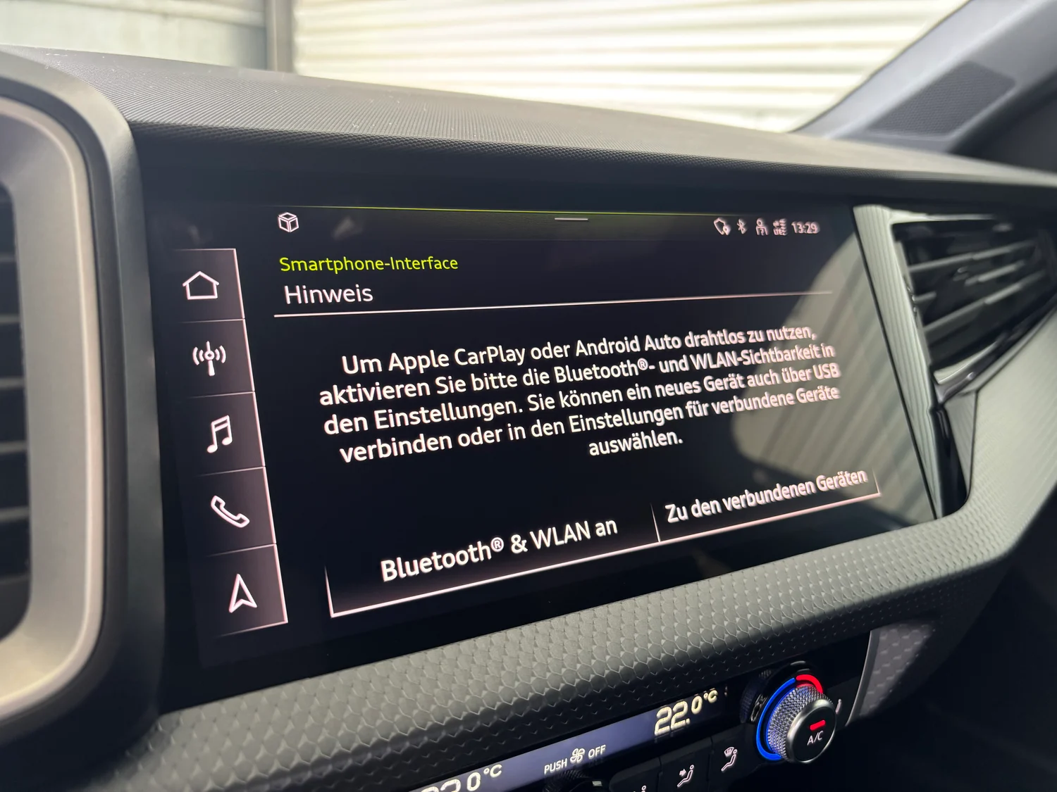 Bild eines Audi A1 Sportback 25 TFSI intense