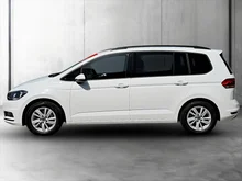 VW Touran Comfortline TDI DSG in Pure White