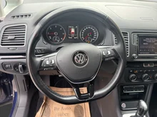 VW Sharan Business+ TDI SCR DSG 7-Sitzer in Atlantic Blue Metallic