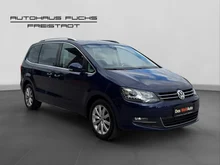VW Sharan Business+ TDI SCR DSG 7-Sitzer in Atlantic Blue Metallic