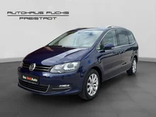 VW Sharan Business+ TDI SCR DSG 7-Sitzer in Atlantic Blue Metallic