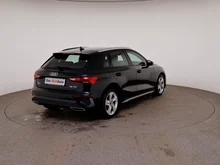 Audi A3 Sportback 35 TDI S line exterieur in MYTHOSSCHWARZ METALLIC