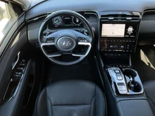 Hyundai Tucson 1,6 CRDI 4WD 48V Prestige Line DCT in Grau