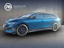 VW ID.7 Tourer Pro S 210 kW - 86 kWh in Aquamarinblau Dach Schwarz
