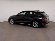 Audi A3 Sportback 35 TDI S line exterieur in MYTHOSSCHWARZ METALLIC