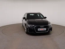 Audi A3 Sportback 35 TDI S line exterieur in MYTHOSSCHWARZ METALLIC