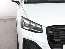 Audi Q2 30 TDI admired in gletscherweiß metallic