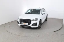 Audi Q2 30 TDI admired in gletscherweiß metallic