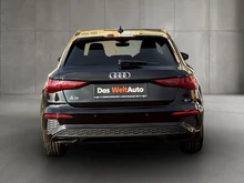 Audi A3 Sportback 30 TFSI S line exterieur in mythosschwarz metallic