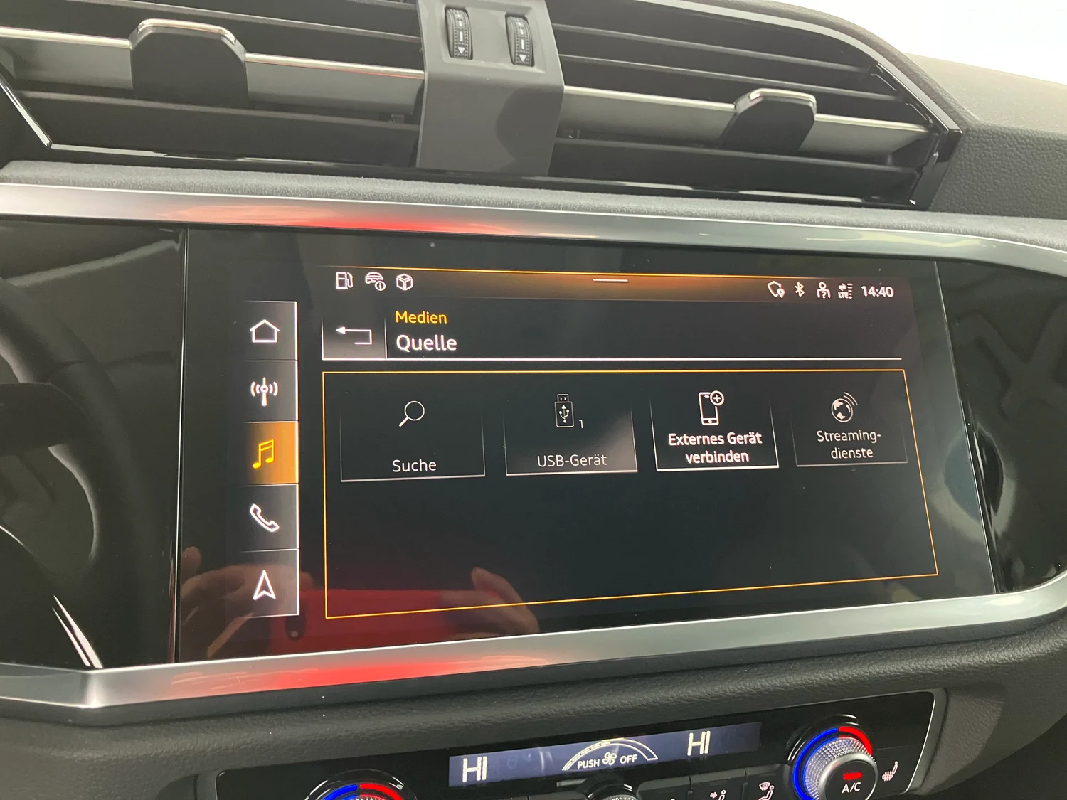 Bild eines Q3 Sportback 35 TFSI admired