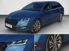 Škoda Octavia Combi Premium TDI DSG in Titan-Blau Metallic