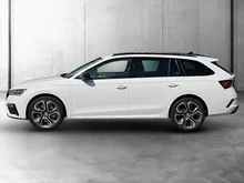 Škoda Octavia Combi RS iV 245 DSG in Moon-Weiß Metallic