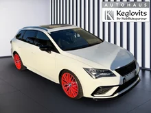 SEAT Leon Kombi Cupra 300 TSI DSG 4Drive in Nevada-Weiß Metallic
