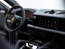 Porsche Cayenne E-Hybrid Coupé in arktikgrau