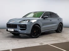 Porsche Cayenne E-Hybrid Coupé in arktikgrau
