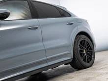 Porsche Cayenne E-Hybrid Coupé in arktikgrau