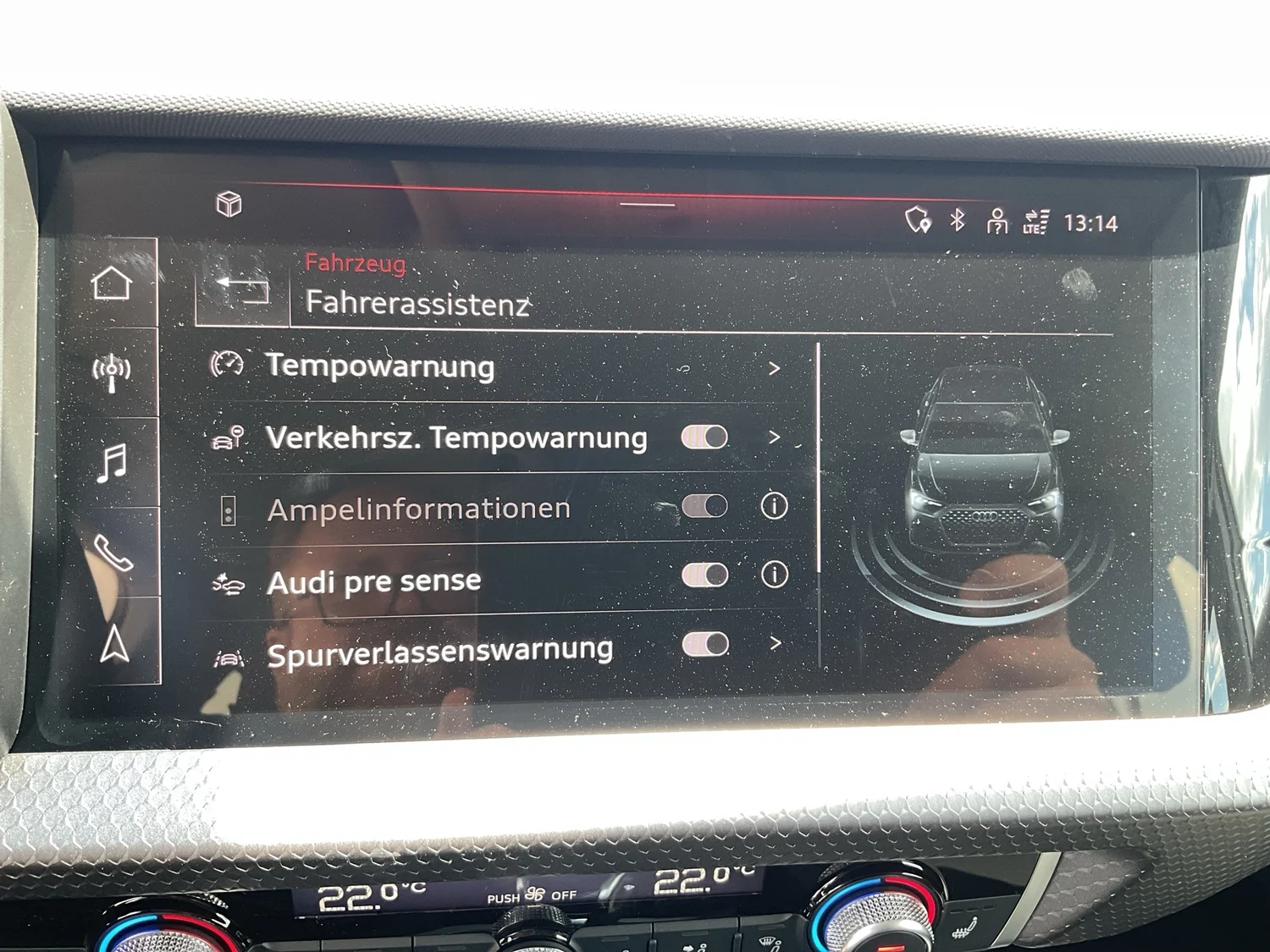 Bild eines Audi A1 Sportback 25 TFSI intense