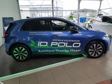 VW ID ID. Polo Style Edition+ 155 kW - 52 kWh in Celestial Blue Metallic