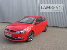VW Polo Comfortline TSI in Flash-Rot