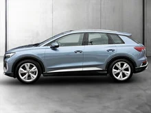 Audi Q4 e-tron 50 e-tron quattro in Geysirblau metaliic