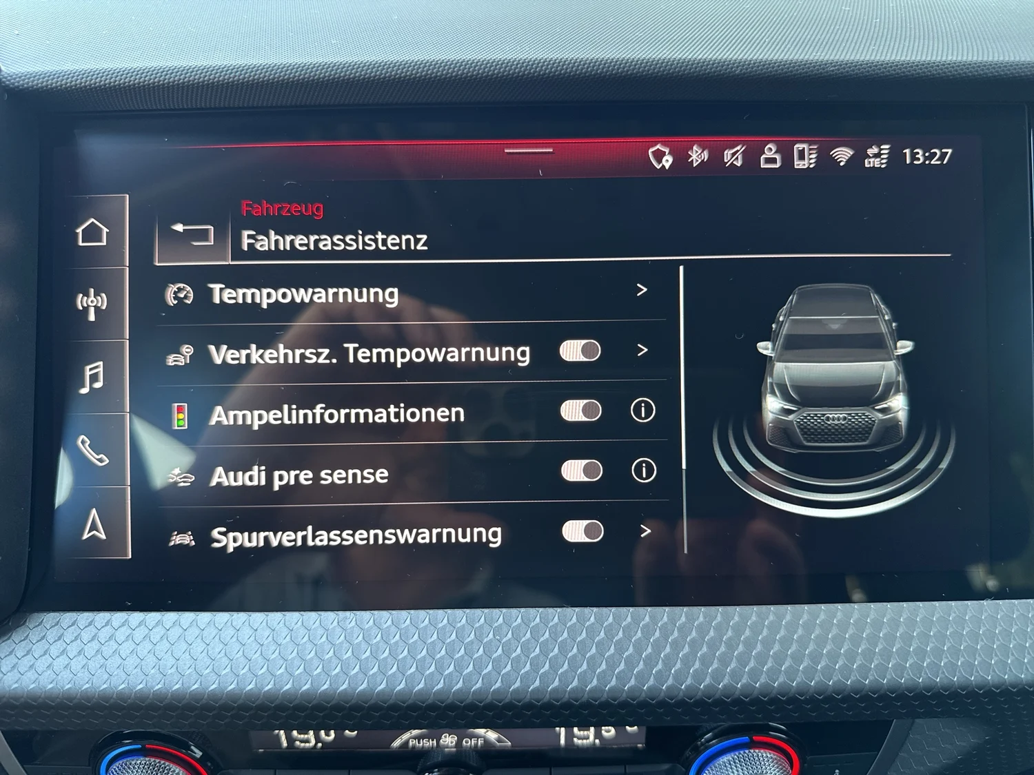Bild eines A1 Sportback 30 TFSI intense