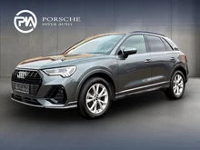 Audi Q3 35 TFSI S line exterieur in Daytonagrau perleff.