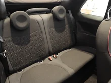 Fiat 500 Cabrio Red in mittelrot - normal