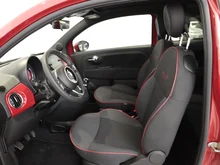 Fiat 500 Cabrio Red in mittelrot - normal