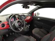Fiat 500 Cabrio Red in mittelrot - normal