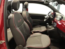 Fiat 500 Cabrio Red in mittelrot - normal