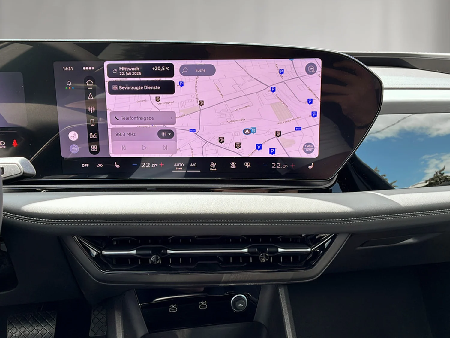 Bild eines Audi A6 Sportback e-tron