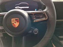 Porsche Cayenne E-Hybrid Coupé in arktikgrau