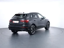Audi Q3 35 TDI admired in Mythosschwarz Metallic