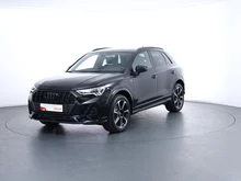 Audi Q3 35 TDI admired in Mythosschwarz Metallic