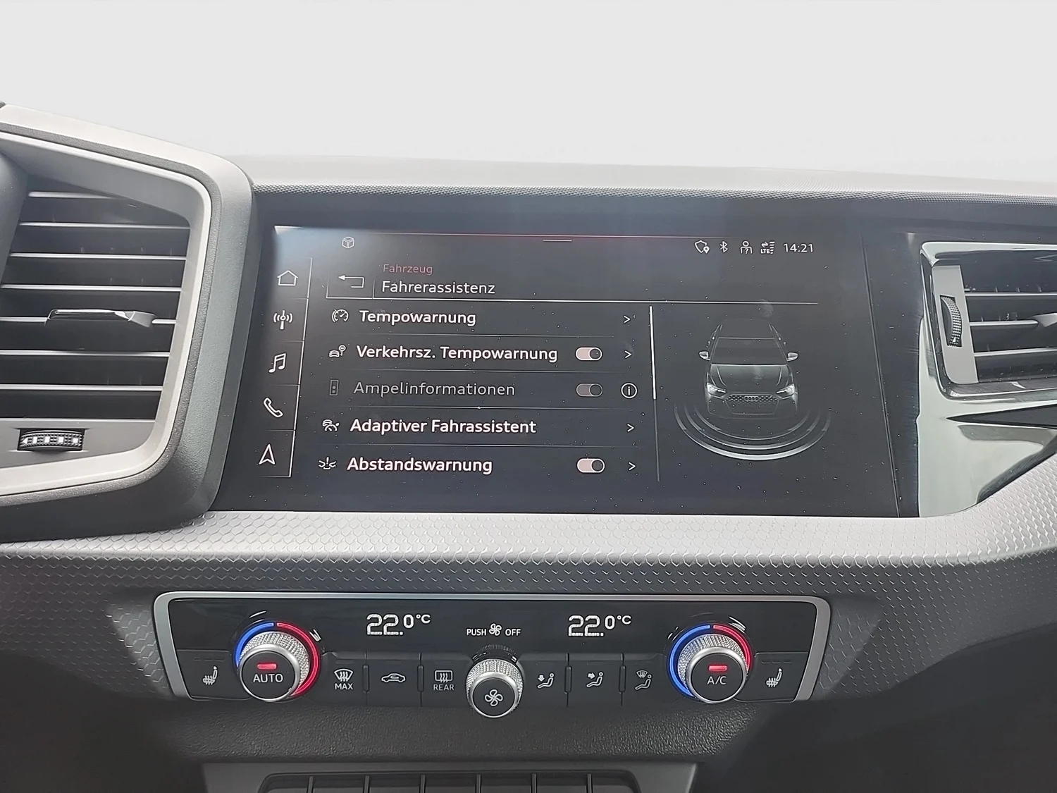 Bild eines A1 Sportback 25 TFSI intense