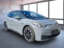 VW ID.3 Pro Performance Go 150 kW in Mondsteingrau Dach schwarz