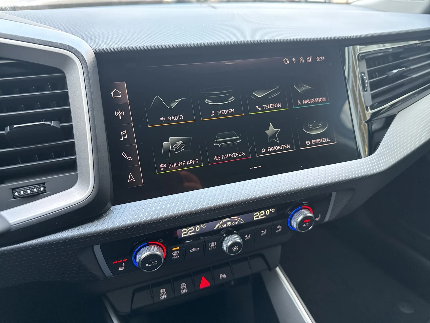 Bild eines Audi A1 Sportback 25 TFSI intense