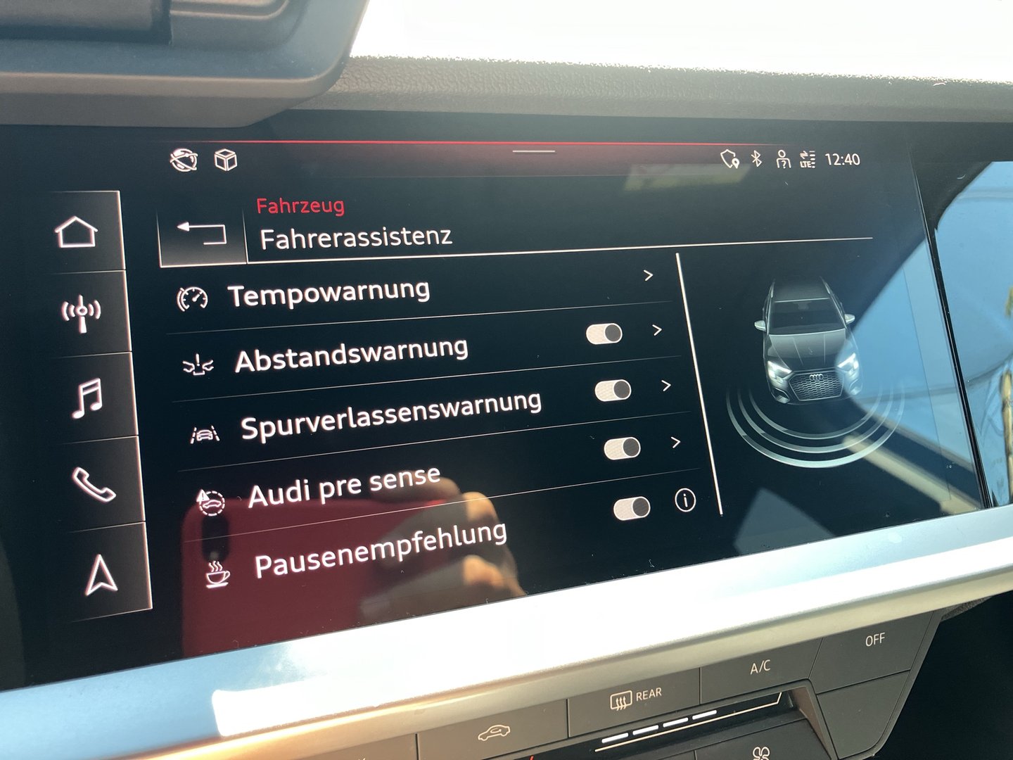 Audi A3 Sportback 35 TDI S line exterieur | Bild 17 von 23
