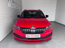 Škoda Karoq SPORTLINE TDI SCR in mittelrot - metallic