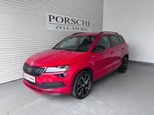Škoda Karoq SPORTLINE TDI SCR in mittelrot - metallic