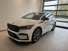 Škoda Enyaq Sportline 80 in Moon-Weiß Metallic