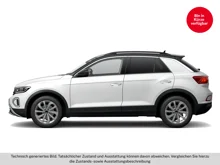 VW T-Roc Life TSI in Pure White Dach Black Uni