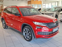 Škoda Kodiaq 4x4 SportLine TDI DSG in Velvet-Rot Metallic