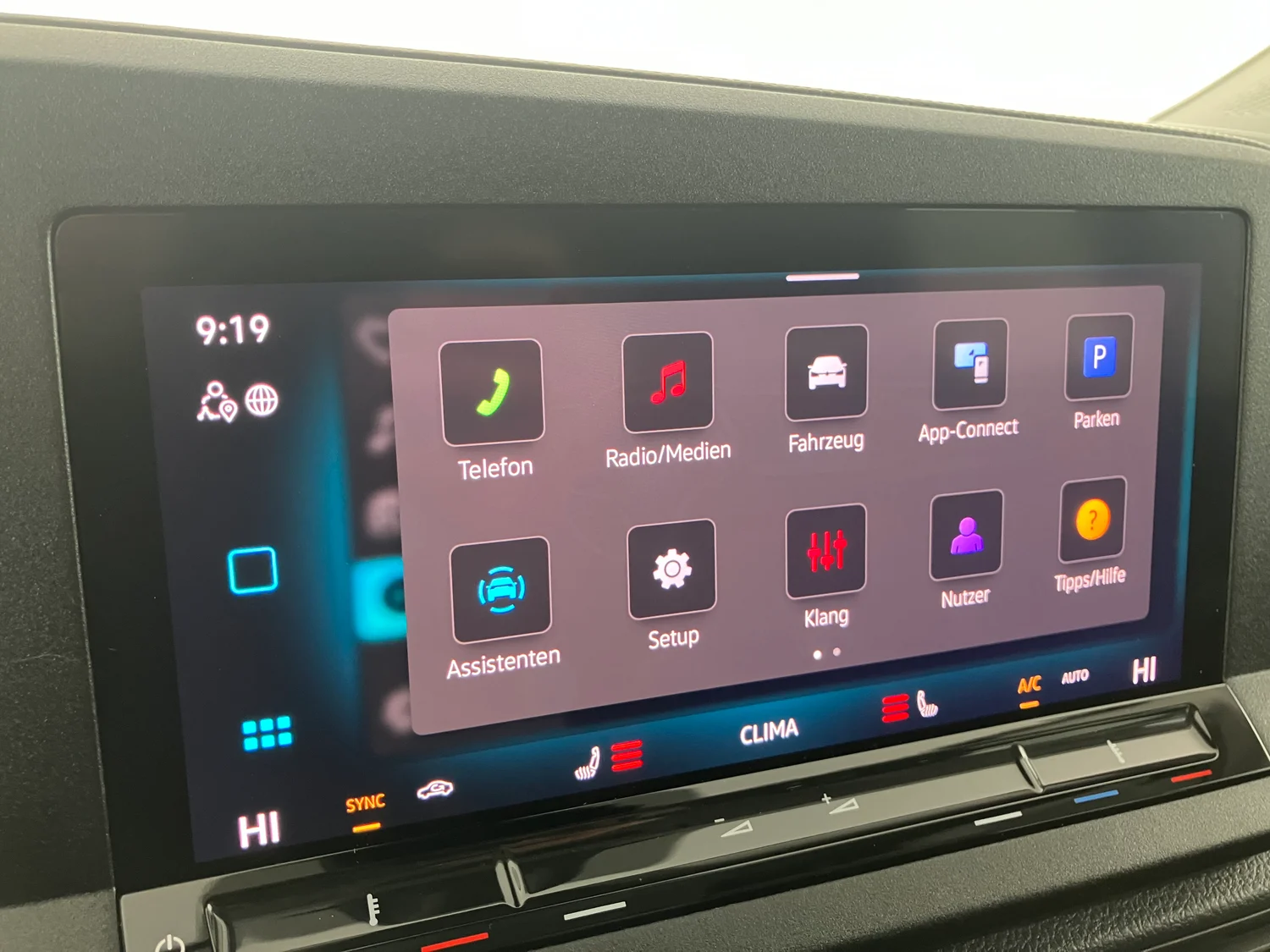 Bild eines VW Caddy Family TDI