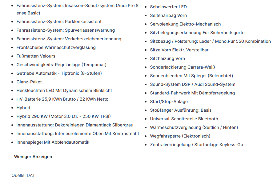 Audi Q8 TFSI e quattro 290 kW
