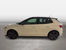 Škoda Fabia 130 in Moon-Weiß Metallic
